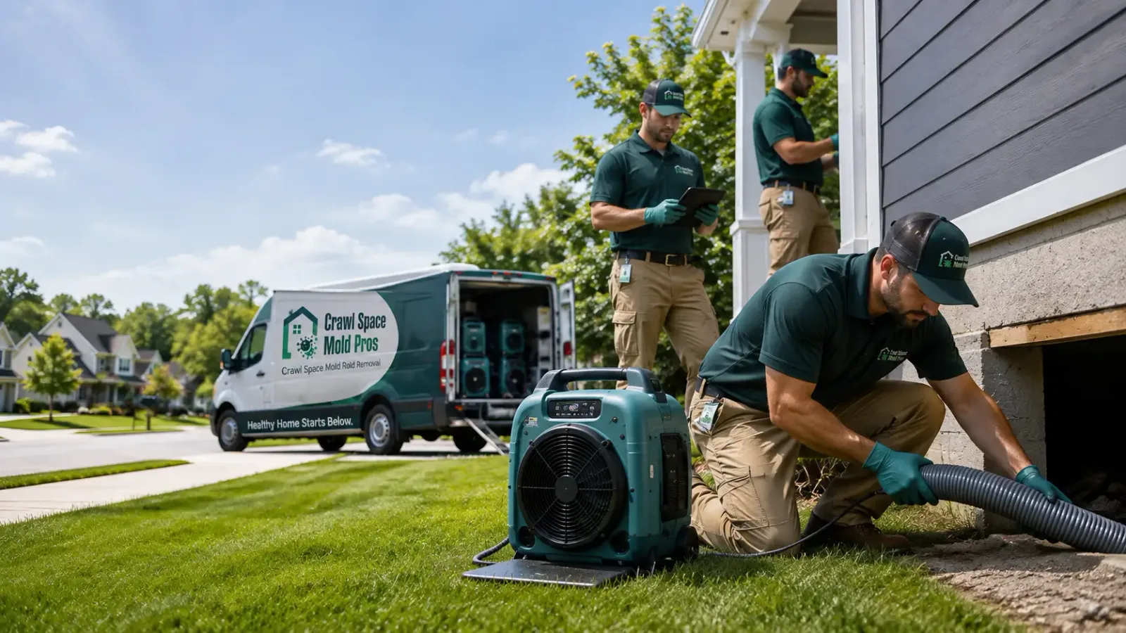 Crawl Space Mold Removal in Alexandria, PA